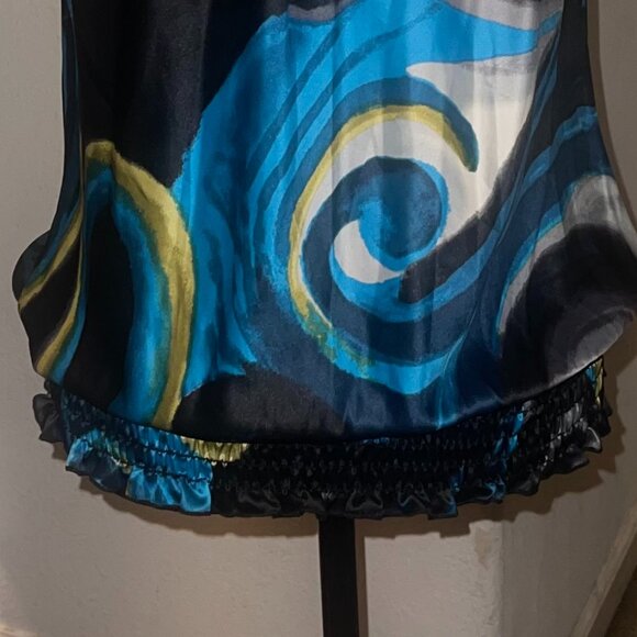 HEART SOUL ABSTRACT PRINT BLOUSE - Picture 4 of 4